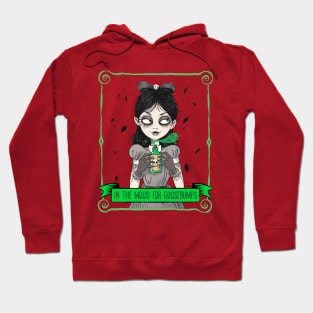 In The Mood Foe Goose Bumps Wednesday Addams Inspired Hoodie